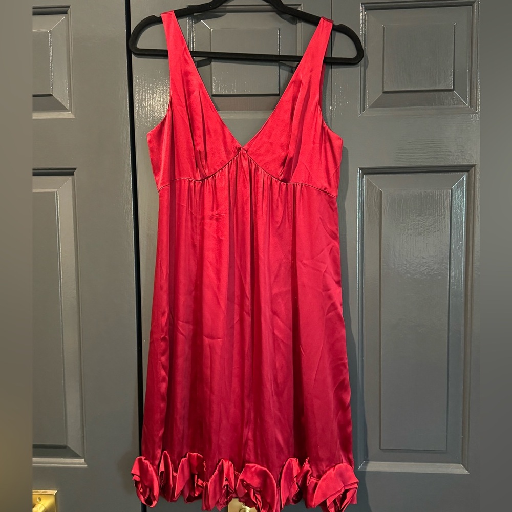 Rebecca Taylor Silk Dress with Rosettes